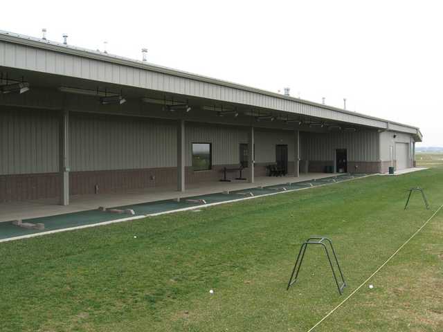 A view of the driving range at Legends of Champaign