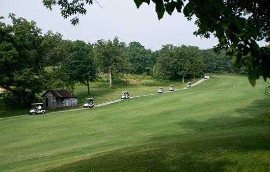 A view of a fairway at Bear Creek Valley Golf Club