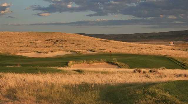 A view of a green at Rochelle Ranch Golf Course (WyomingTourism)