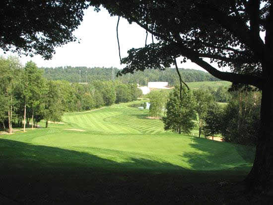 A view of a fairway at Deer Ridge Golf Club