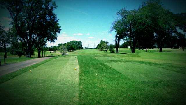 A view from the 1st tee at Guthrie Golf & Country Club