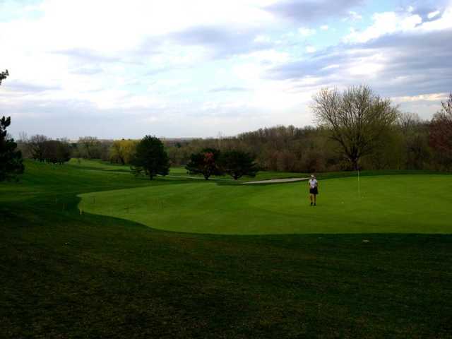 A view of a green at Echo Valley Country Club