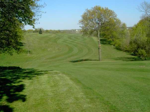 A view of a fairway at Rolling Hills Golf Course