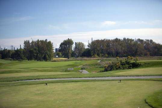 A view from a tee at Lost Marsh Golf Course