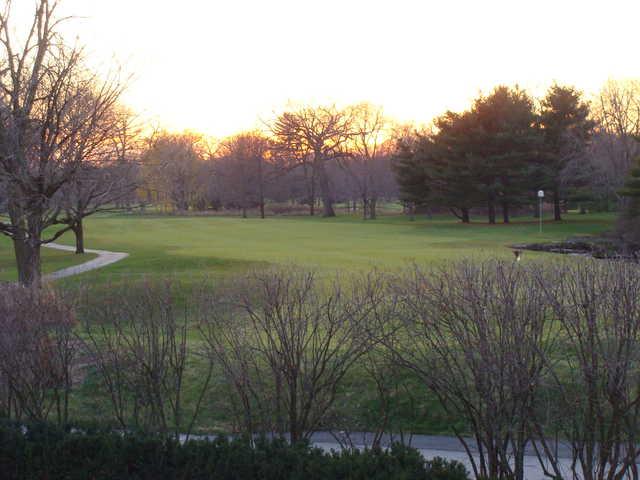 A fall view of a fairway at Bryn Mawr Country Club