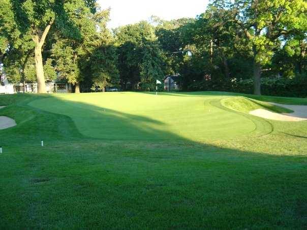 A view of the 5th green Ridge Country Club