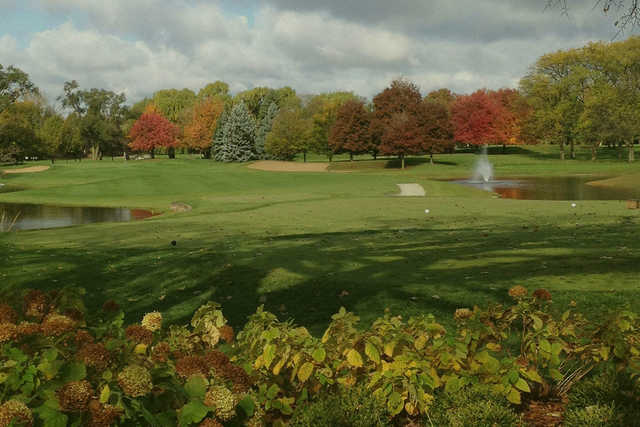 A view of a tee at Glenview Park Golf Club