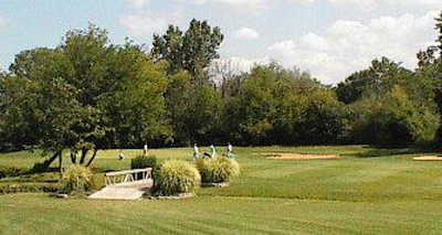 A view of the 7th fairway at Twin Lakes Golf Course