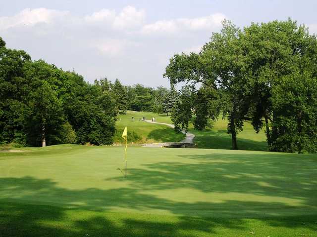 A view of a hole at Silver Lake Country Club
