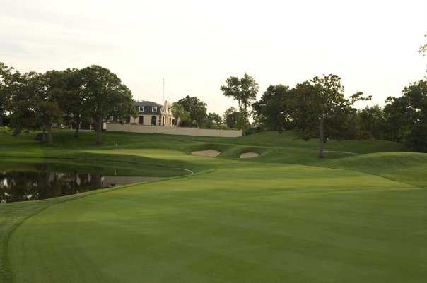 A view of fairway #18 at Course #4 Dubsdread from Cog Hill Golf and Country Club