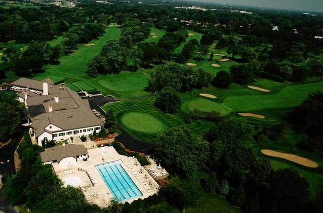 Aerial view from Calumet Country Club