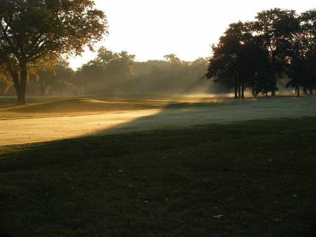 A view of a fairway at Calumet Country Club