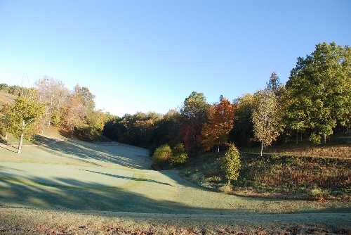 A fall view from Pebble Brook Golf Course