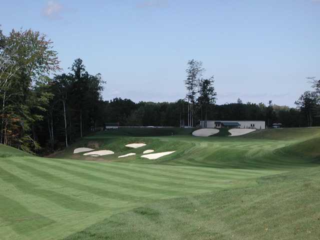 A view from a fairway at Little Mountain Country Club