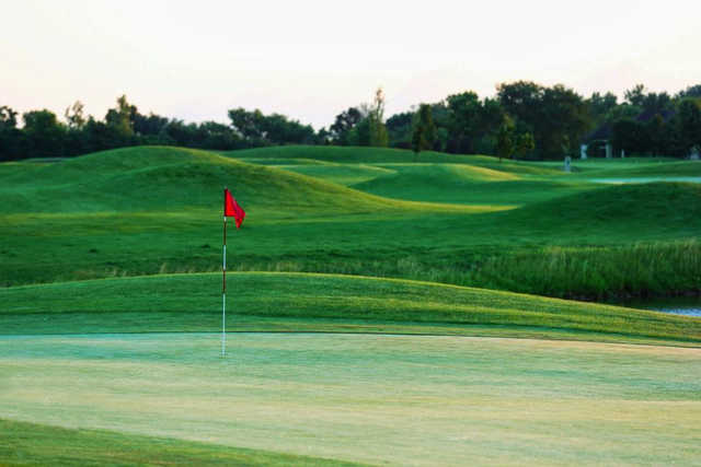 A view of a hole at Westridge Golf Club