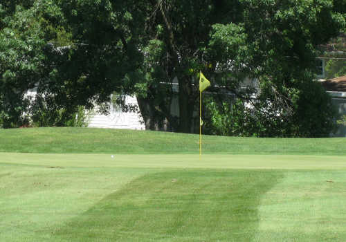 A view of a hole at Streamwood Oaks Golf Club