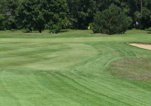 A view from a fairway at Streamwood Oaks Golf Club