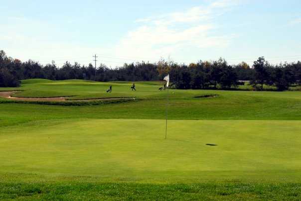A view of a green at Northern Dunes Golf Club