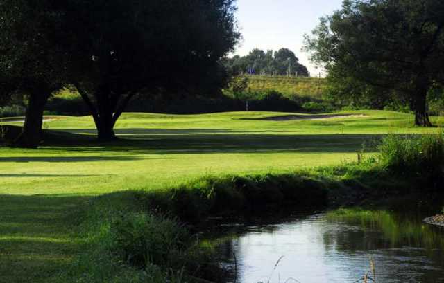 A view of a fairway at Cedar Creek Golf Club