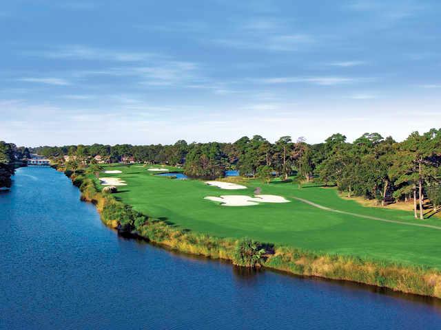 George Fazio Golf Course at Palmetto Dunes Oceanfront Resort, Hole #16.