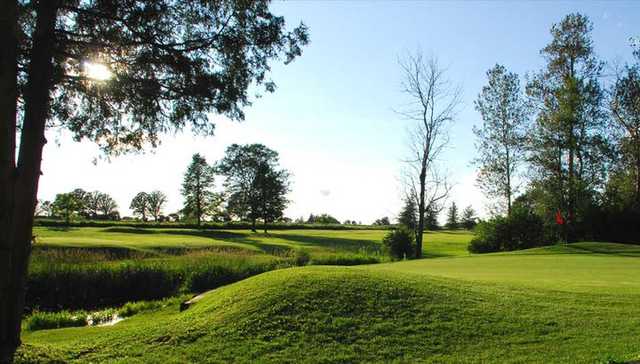 A view of a hole at Beaverdale Golf Club