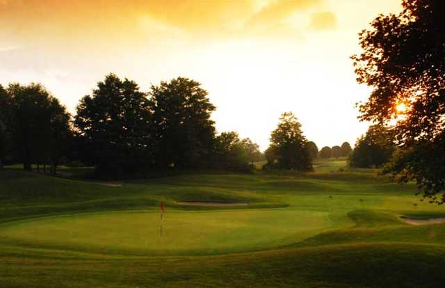 A view of a hole at Calerin Golf Course