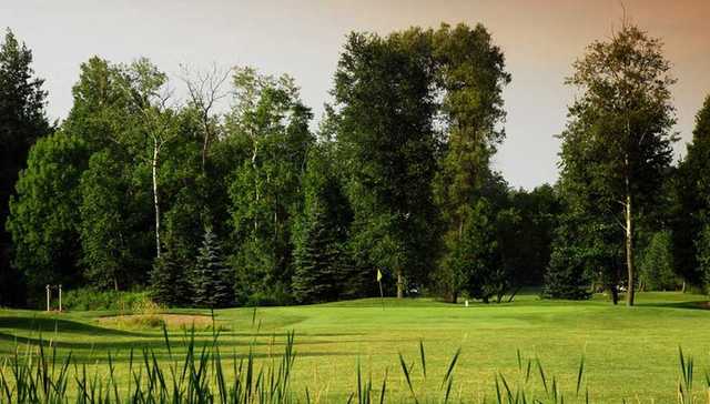 A view of a hole at Acton Golf Club