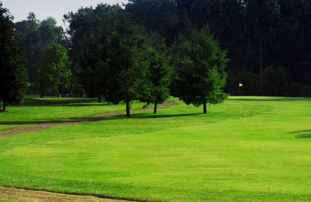 A view from a fairway at Acton Golf Club