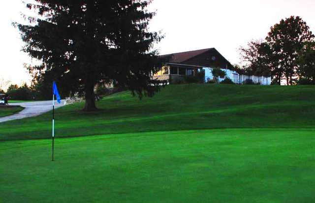 A view of a hole at Blue from Brookfield Country Club