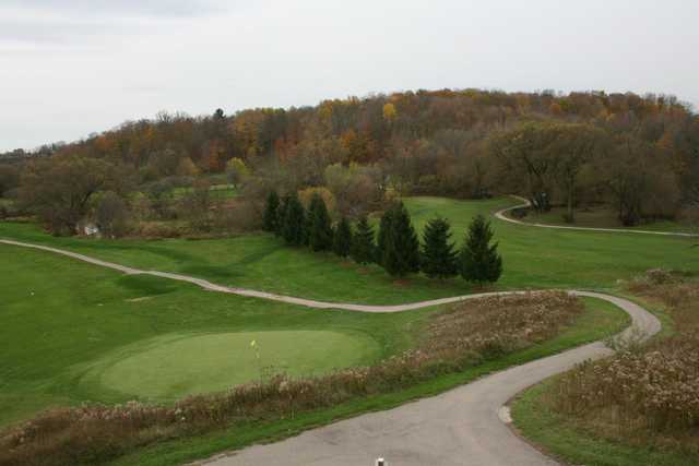 A view of a green at Brant Valley Golf Course
