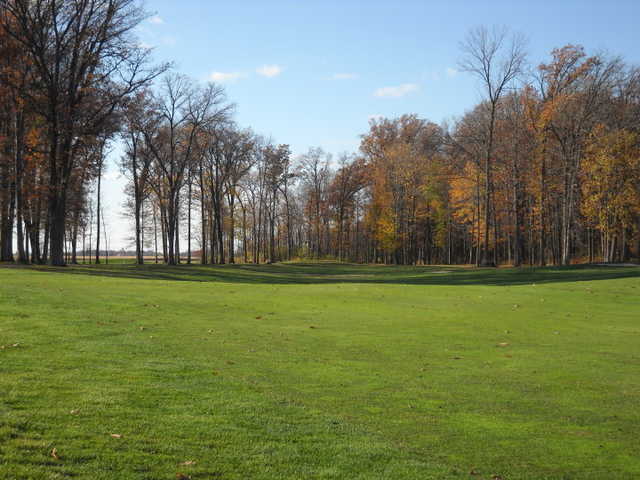 A view of a fairway at Stone Ridge Golf Club