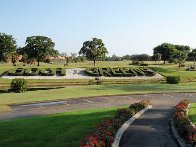 A view of a tee at Boca Greens Country Club