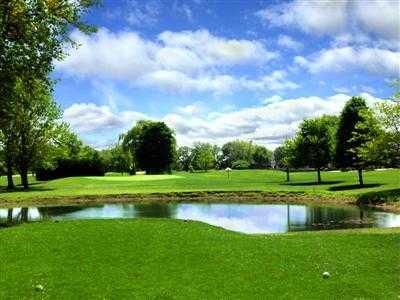 A view from a tee at Libertyville Golf Course