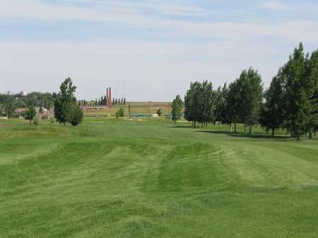 A view of a fairway at Riverview Golf Club