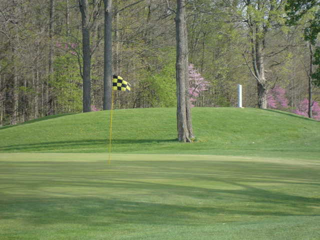 A view of a hole at Hickory Hills Golf Club