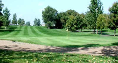 A view of a green at Rum River Hills Golf Club
