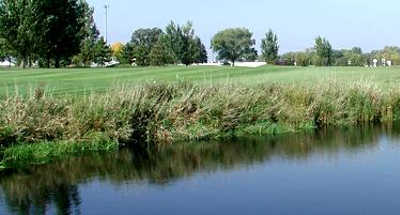 A view over the water from Rum River Hills Golf Club