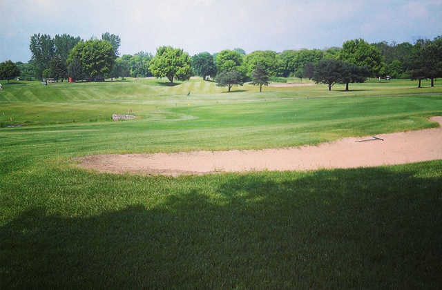 A view of a fairway at River Oaks Golf Course