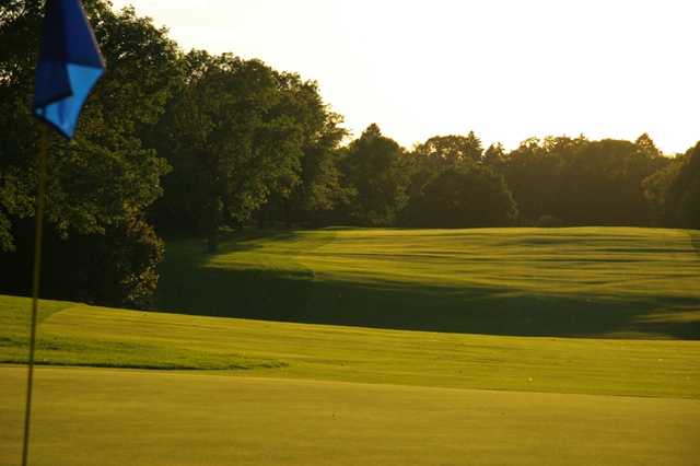 A view from a green at Town & Country Club