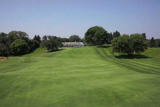 A view of a fairway at White Bear Yacht Club