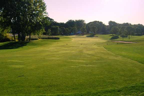 A view of a fairway at Thompson Oaks Golf Course