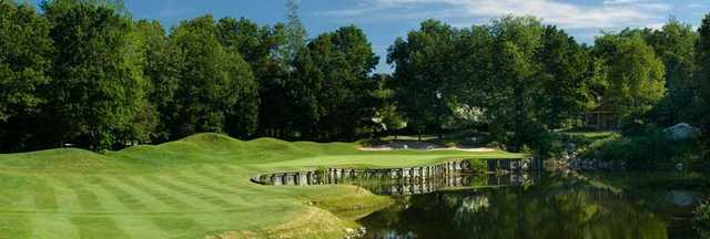 A view of hole #7 at Crystal Springs Golf Club.