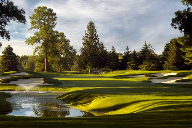 A view of fairway #13 at North Oaks Golf Club