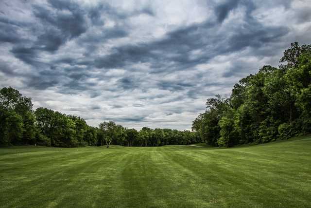 A view from a fairway at Eagle Trace Golf Course