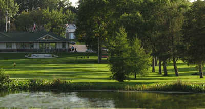 A view over the water from New Hope Village Golf Course