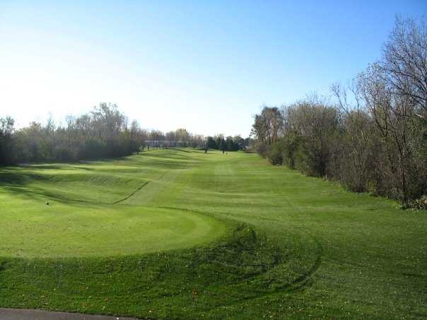 A view from a tee at Edinburgh USA Golf Course