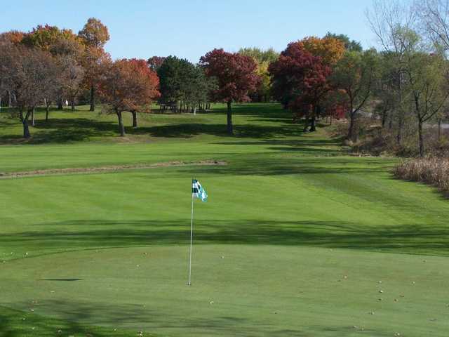 A view of a green at KateHaven Golf Course