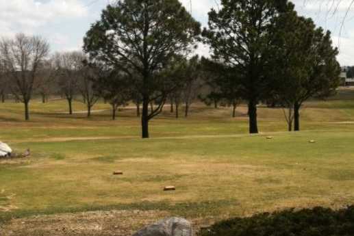 A view of a tee at Oak Glen Country Club