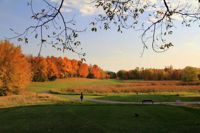 A view from a tee at Baker National Golf Course