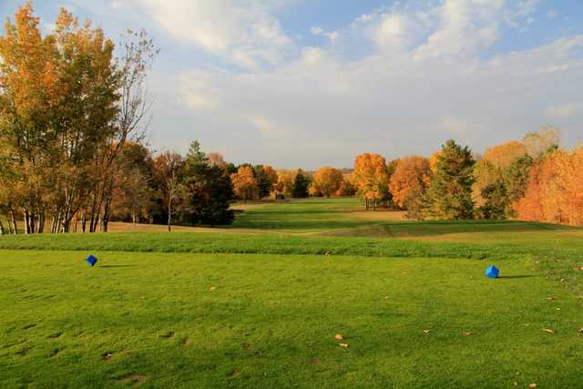 A view from a tee at Baker National Golf Course